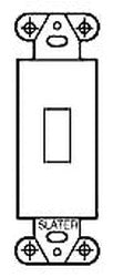 Pass & Seymour 327LA Wall Plate Insert Mounting Strap Dimmer