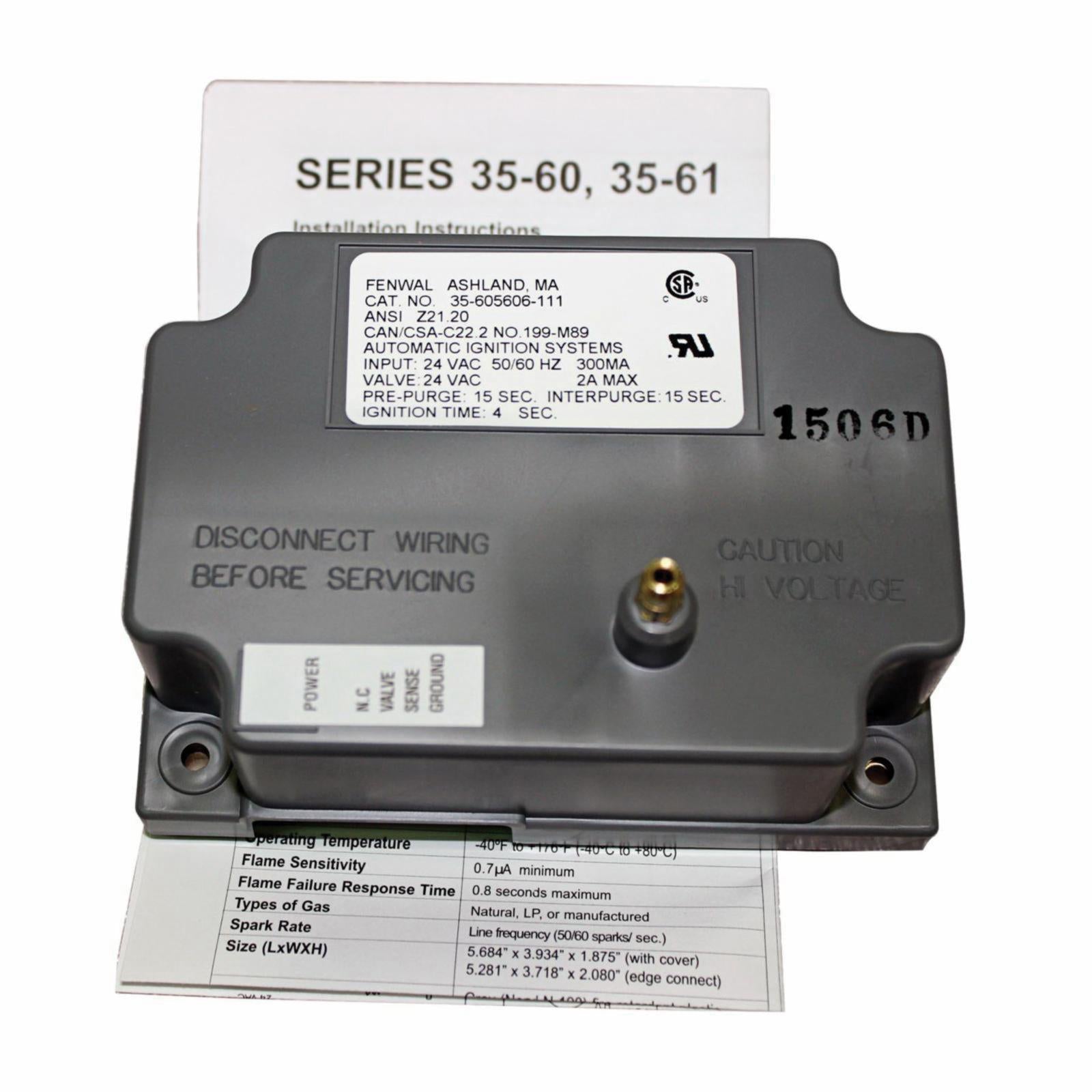 International Comfort Products 35605606111 Fenwal DSI Ignition Module