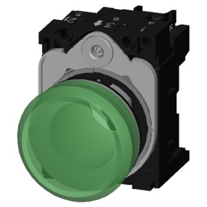 Siemens 3SU1152-6AA40-1AA0 Indicator Light 24V AC/DC 22mm