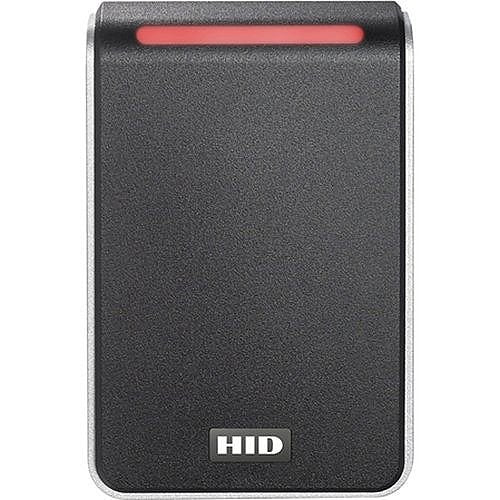 HID GLOBAL CORPORATION 40NKS-T2-000000 Signo 40 Black/Silver PIG CRD PFL T2-SMART BLE On Wiegand LED Red Flash Green Buzzer Surface On IPM Off VEL Off Tap