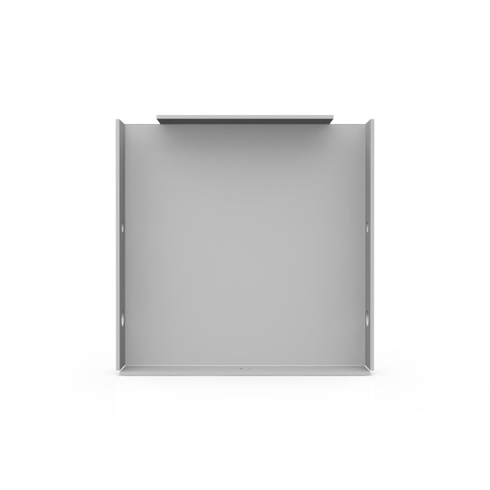 Milbank 44GE-NK Wireway End Type 1 4x4 Screw Cover ANSI 61 Gray Steel No Knockouts