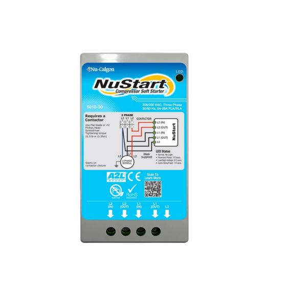 NU-CALGON 5010-30 NUSTART 230VAC 3PH 4-28 RLA