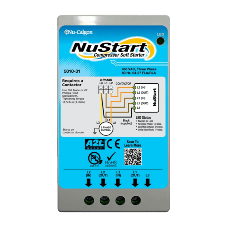 Nu Calgon 5010-31 NU-CALGON NUSTART 460VAC Three Phase 4-27 RLA