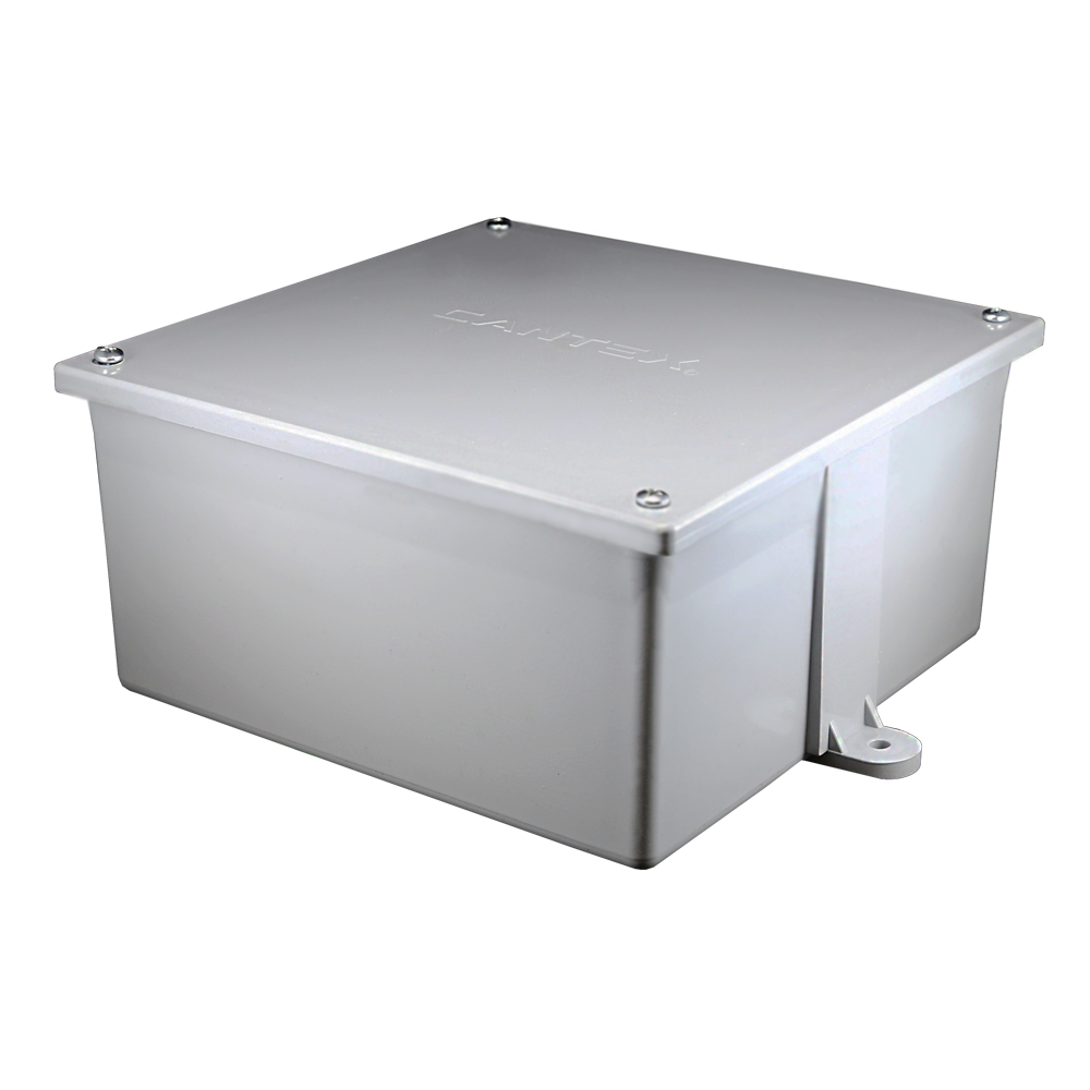 CANTEX 5133714 12x12x4 PVC Junction Box NEMA 3R