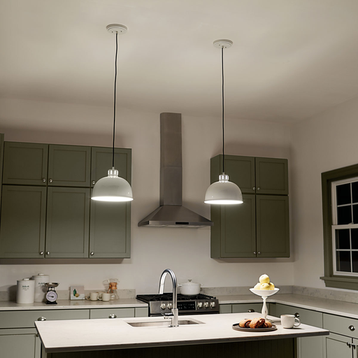 Kichler 52152WH Zailey 1 Light Pendant 100 Watt (11.5 Inch) Replacement MPN