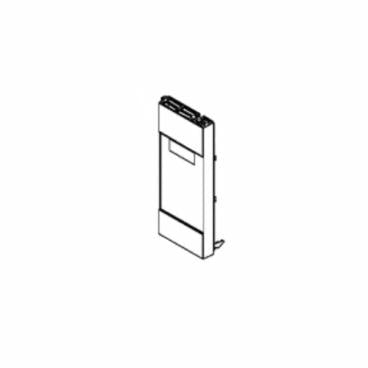 Electrolux 5304512512 Control Panel Assembly Black