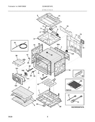 Electrolux 5304526514 Harness Main Wiring Lower Oven