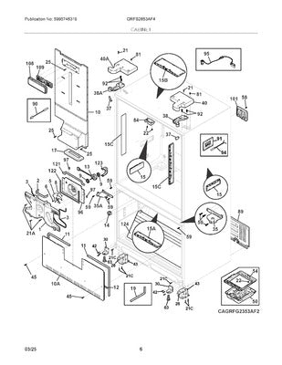 Electrolux 5304531013 Harness Wiring Jumper W/Reed S