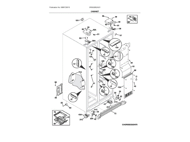 Electrolux 5304533230 BOARD-MAIN POWER