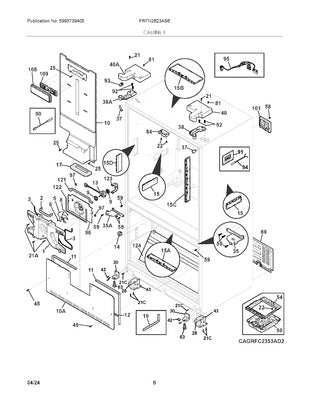 Electrolux 5304535053 MAIN BOARD ERF2507