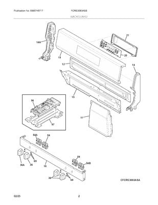 Electrolux 5304536350 Harness-Energy Regulator 5s