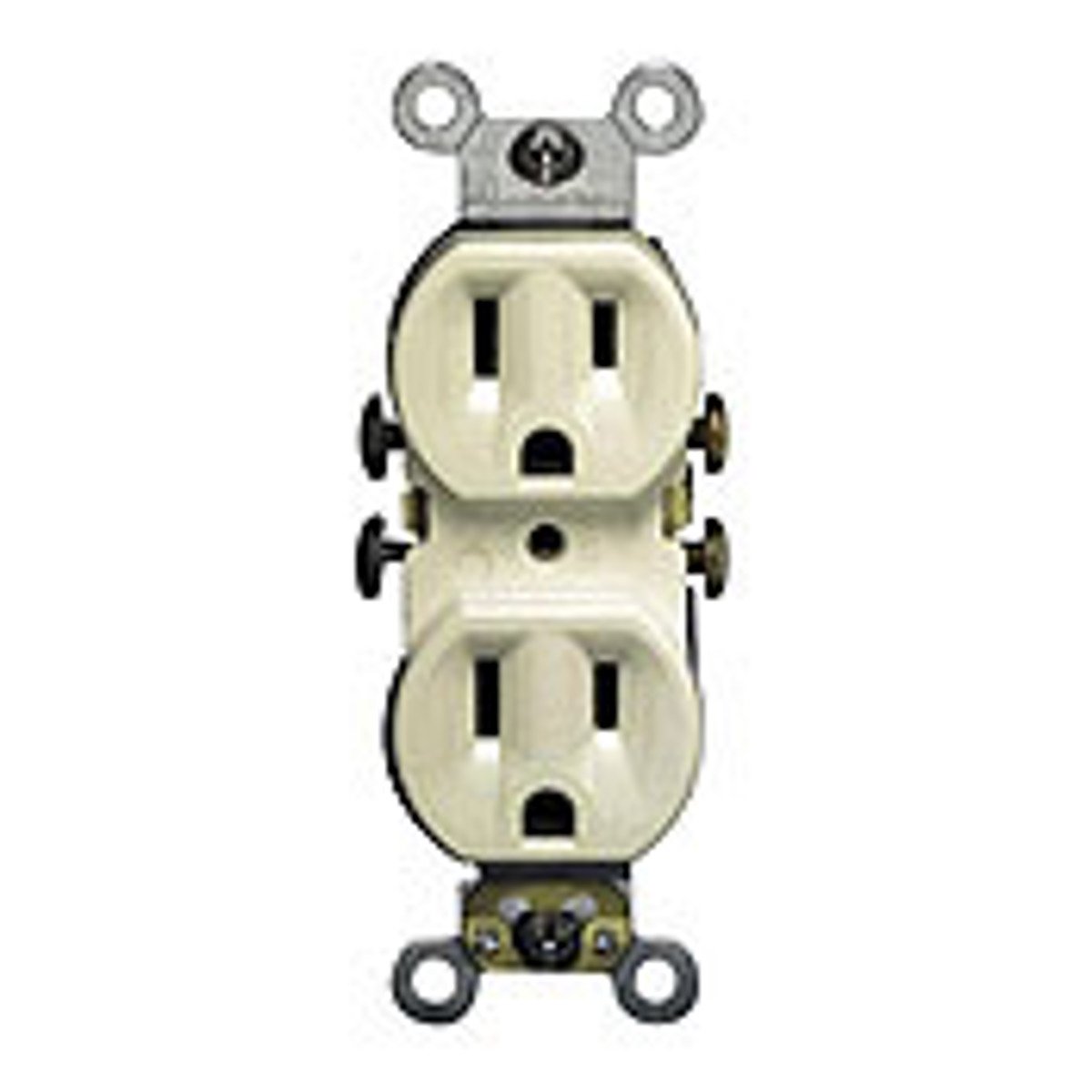 Leviton 5320-SI 15 Amp, 125 Volt, Duplex Receptacle, Ivory