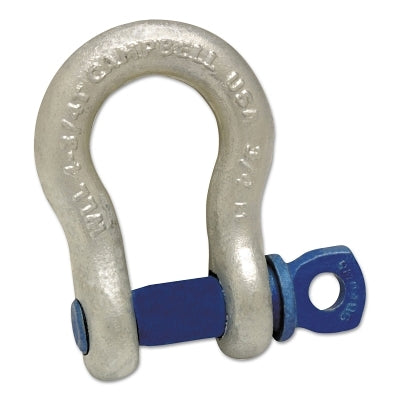 Campbell 5411005 Carbon Screw Pin Anchor Shackle 5/8 inches Self-Colored Painted Blue