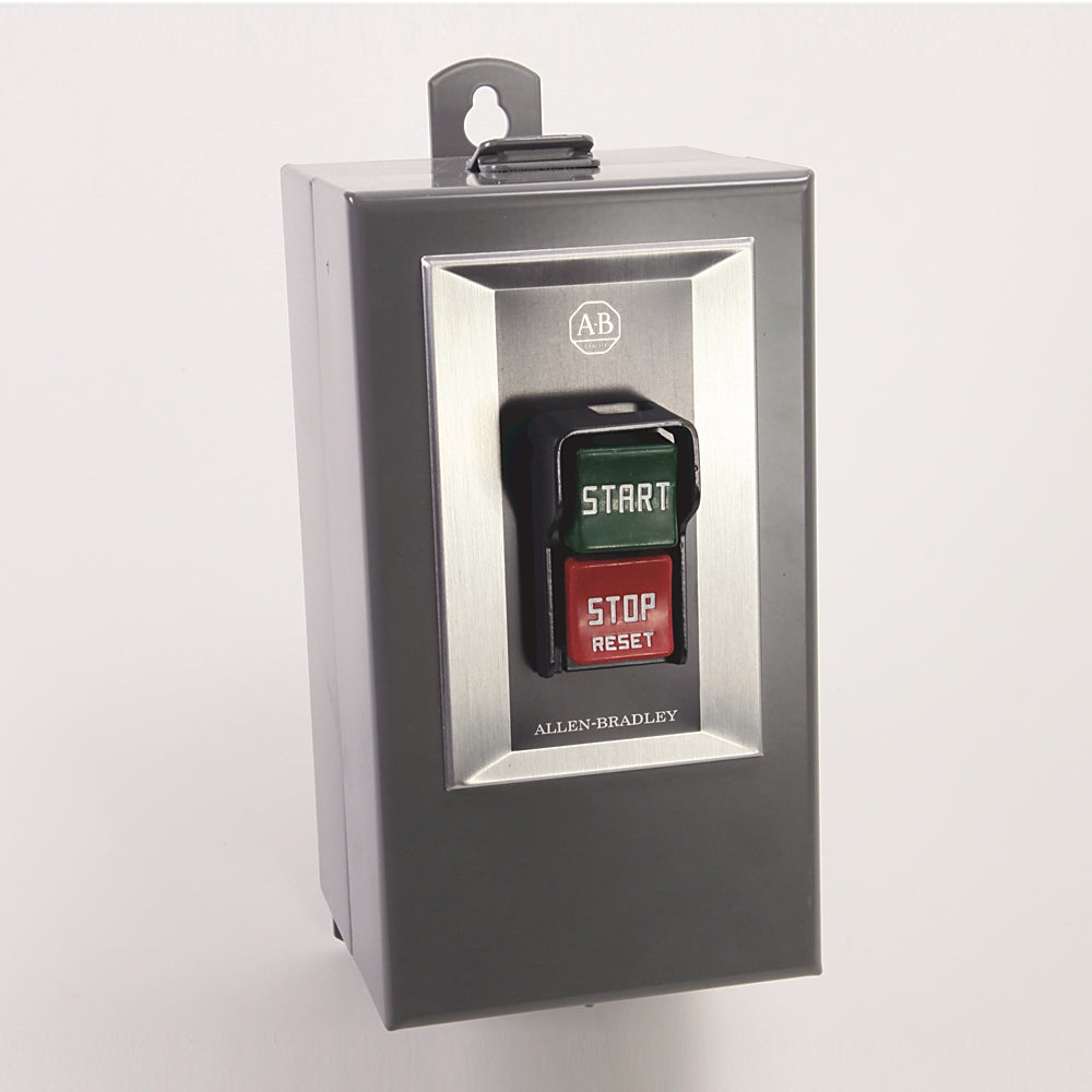 Rockwell Automation 609-AJW Manual Starting Switch Push Button 3 Phase NEMA 0 Type 12 - IP54